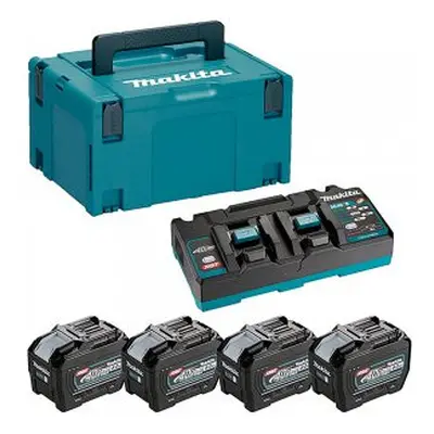 Makita 1910A8-3 sada Li-ion XGT 40V 4ksBL4080F+1ksDvojnabíječkaDC40RB+1ksMakpac