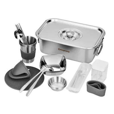 Kempingová sada nádobí KING CAMP Hot Pot set pro 4 osoby