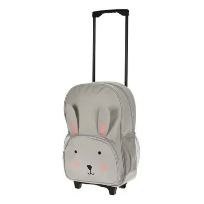 XQMAX Dětský kufr na kolečkách BUNNY 29 x 40 cm šedá KO-DG9000440seda