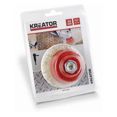 Kreator KRT150202 - Brusný měděný kartáč M14 75 mm