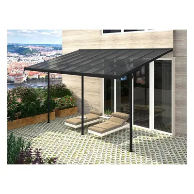 Rojaplast BRUCE J pergola - ŠEDÝ polykarbonát B618/1