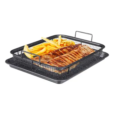 De Gusto Plech s grilovacím košem Maxi Crisper 33 x 25 cm