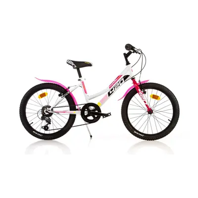 KUBIsport 05-CSK5420DK-BR Dino bikes 420D bílo růžová 20