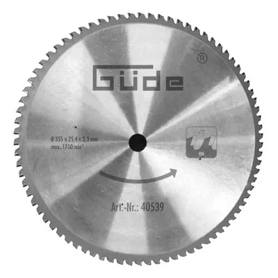 GÜDE 40539 Pilový kotouč k pile GMK 350 T