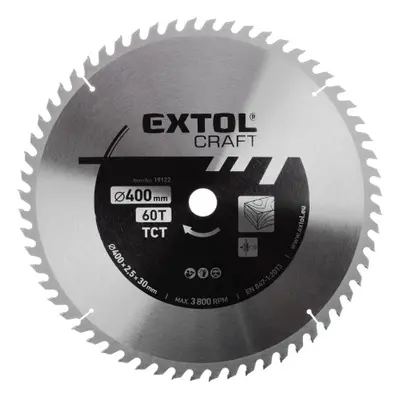 Extol Craft 19122 kotouč pilový s SK plátky, 400x2,5x30mm