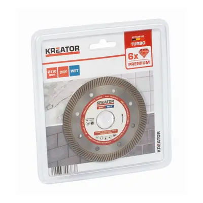 Kreator KRT088100 - Diamantový kotouč celoobvodový 110mm PREMIUM TURBO