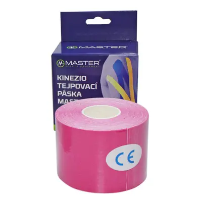 Kinezio tejpovací páska MASTER 5 cm x 5 m - růžová