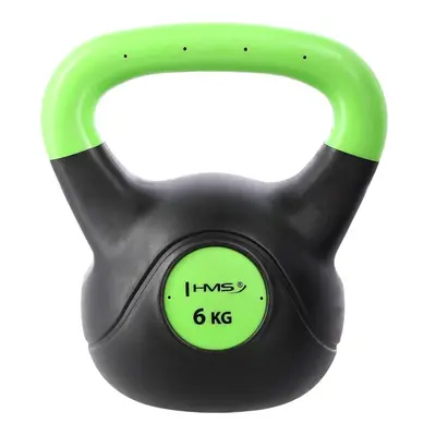 Plastový kettlebell HMS KPC 6 kg zelený