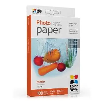 Fotopapír Matte 10x15 100ks COLORWAY