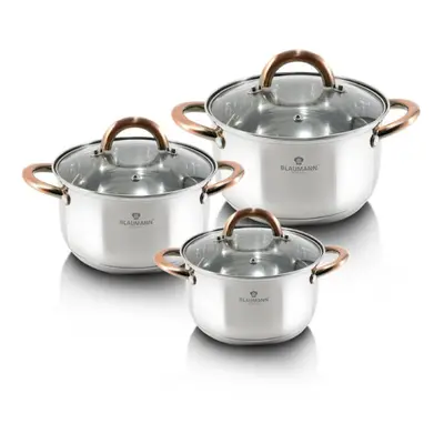 BLAUMANN Sada nádobí nerez 6 ks Gourmet line Copper BL-3247