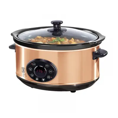 BERLINGERHAUS Pomalý hrnec s poklicí Slow Cooker 3,5 l Black Rose Collection BH-9383