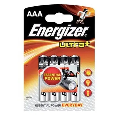 BAT ULTRA+ ALK LR03/4 4xAAA ENERGIZER