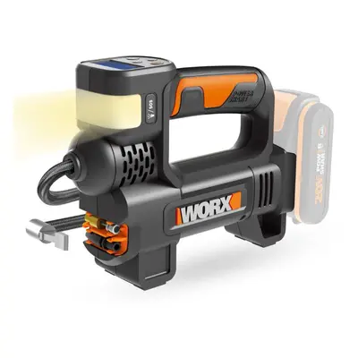 WORX WX092.9 - Aku kompresor a lampa 20V - bez akumulátoru - Powershare