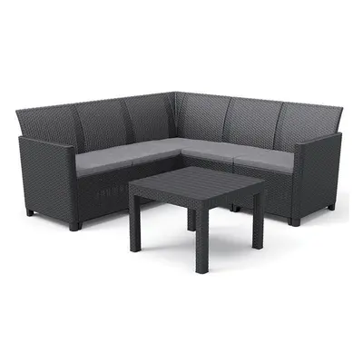 Allibert CLAIRE 5 SEAT CORNER set - grafit