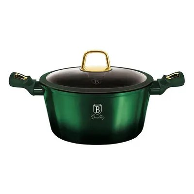 BERLINGERHAUS Kastrol s poklicí a titanovým povrchem 24 cm Emerald Collection BH-6058sleva