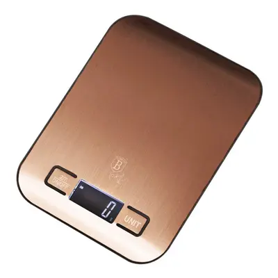 BERLINGERHAUS Váha kuchyňská digitální 5 kg Rosegold Metallic Line BH-9424