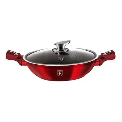 BERLINGERHAUS Wok s poklicí 30 cm Burgundy Edition BH-7110