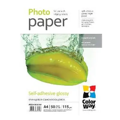 Fotopapír Glossy A4 50ks 115g COLORWAY