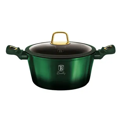 BERLINGERHAUS Kastrol s poklicí a titanovým povrchem 24 cm Emerald Collection BH-6058