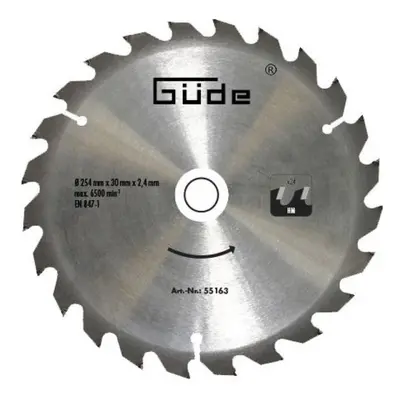 GÜDE 55163 Pilový kotouč SK 254 x 30 mm,24 z