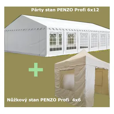 Akční párty stanový set Profi 6x12 + 4x6