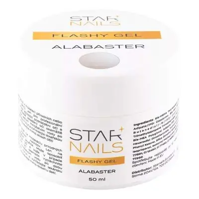 Starnails UV/LED Gel Flashy Alabaster, 50ml – efektový stavební gel