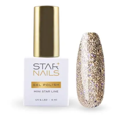 Starnails UV/LED Gel Polish Mini Star, 6ml - 089, Silverton - gel lak