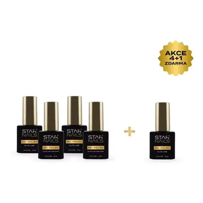 Starnails Sada STARNAILS Elite Line Set 6ml - 4+1 zdarma