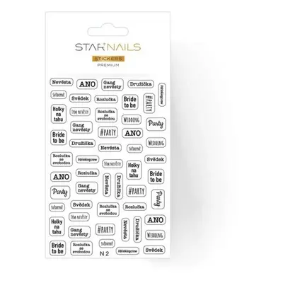 Starnails Nálepky na nehty 2D Premium - samolepky SN24