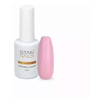 Starnails UV/LED Gel Build It Brush Natural Lover, 15ml - stavební gel