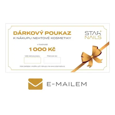 Starnails Elektronický poukaz na nákup zboží 1 000 Kč