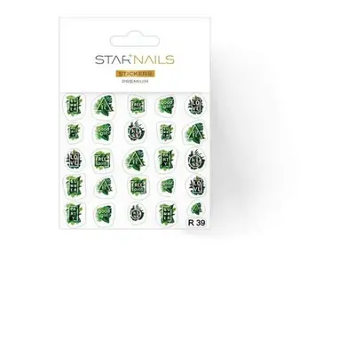 Starnails Nálepky na nehty 3D Premium - samolepky R39