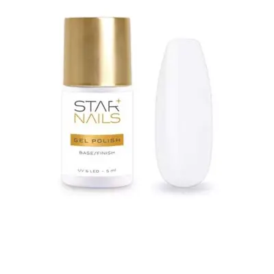 Starnails UV/LED Gel Polish Base/Finish, 5ml - báze/lesk 2v1