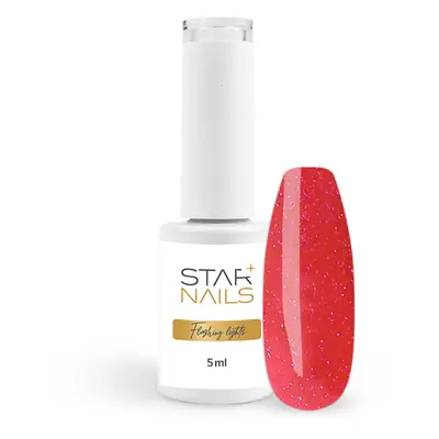 Starnails UV/LED Gel Polish Flashing Lights, 5ml - 021, Cerise - gel lak