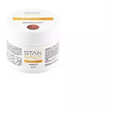 Starnails UV/LED Gel Flashy Apricot, 15ml – efektový stavební gel