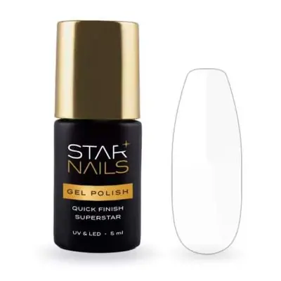 Starnails UV/LED Gel Polish Quick Finish Superstar, 5ml - lesklý závěrečný gel lak