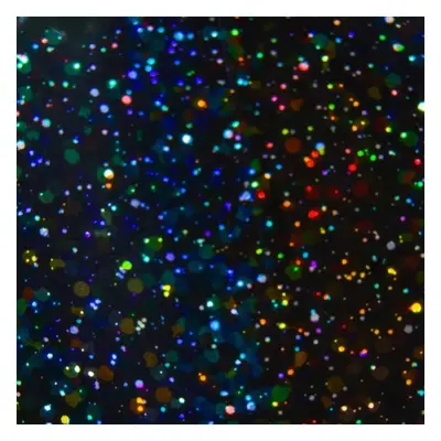 Starnails Zdobicí fólie na nehty - Holographic Black Dots, 100cm