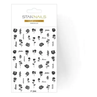 Starnails 2D vodolepky/obtisky PREMIUM - F244