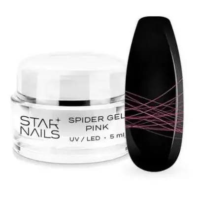 Starnails UV/LED Gel Spider Pink, 5ml - barevný gel