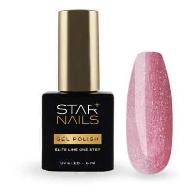 Starnails UV/LED Gel Polish Elite Line Cat Eye 6ml - 005, Terra Rosa - gel lak