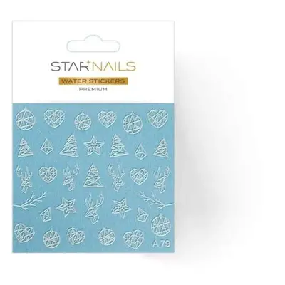 Starnails 3D vodolepky/obtisky PREMIUM - A79