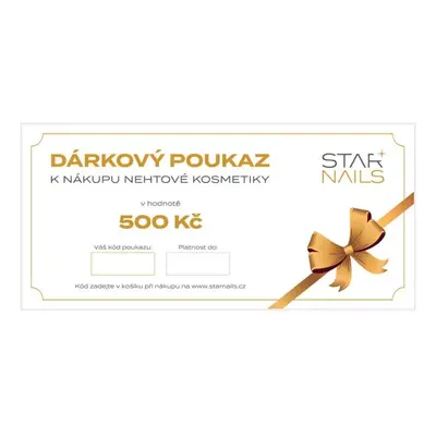 Starnails Tištěný poukaz na nákup zboží 500 Kč