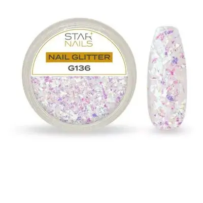 Starnails Nail Art zdobení - glitter - G136