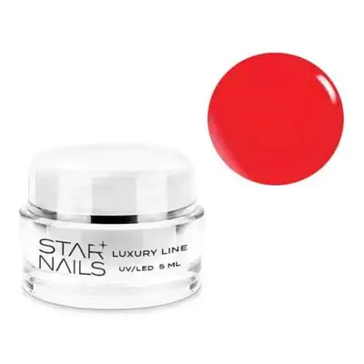 Starnails UV/LED Gel Luxury Line, 5ml, SN 034 - Torch Red - barevný gel