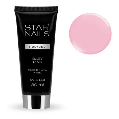 Starnails UV/LED Polygel Starnails - Hema Di-Hema Free, 30ml - 003, Baby Pink