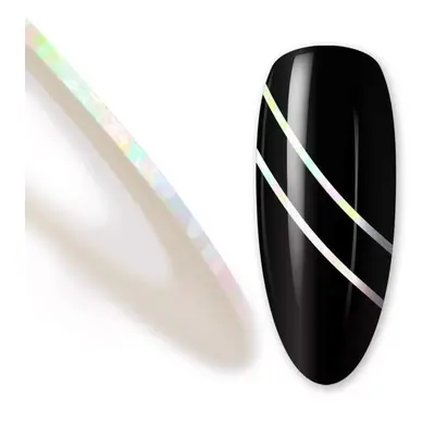 Starnails Samolepicí páska na nehty - Holographic White, 1 mm