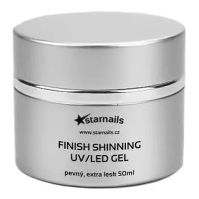 Starnails UV/LED Gel Finish Shining, 50ml – lesklý závěrečný gel