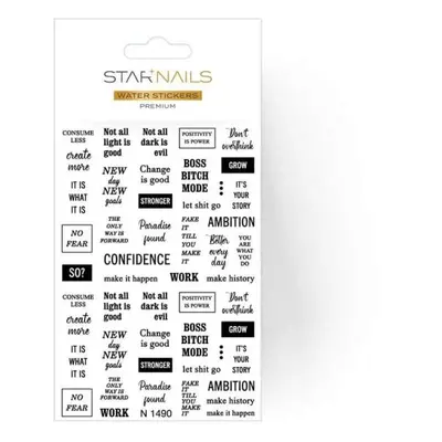 Starnails 2D vodolepky/obtisky PREMIUM - N1490