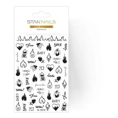 Starnails 2D vodolepky/obtisky PREMIUM - N1574