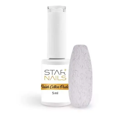 Starnails UV/LED Gel Polish Finish Cotton Pastels, 5ml - 015, Velvet - matný závěrečný gel lak